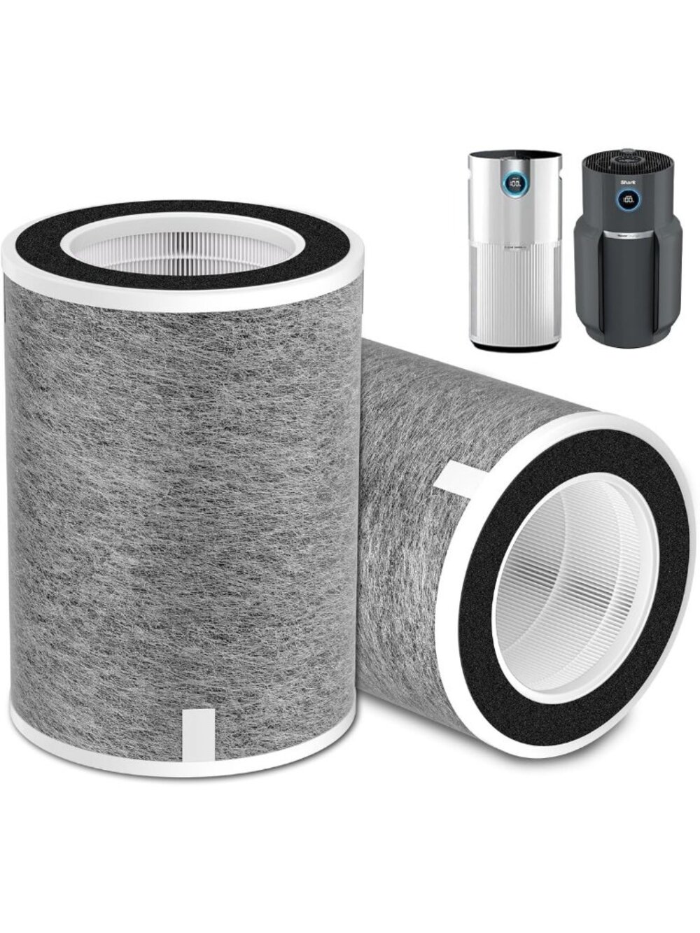 2 Pack Replacement Filters for Shark Air Purifier MAX - Compatible HEPA